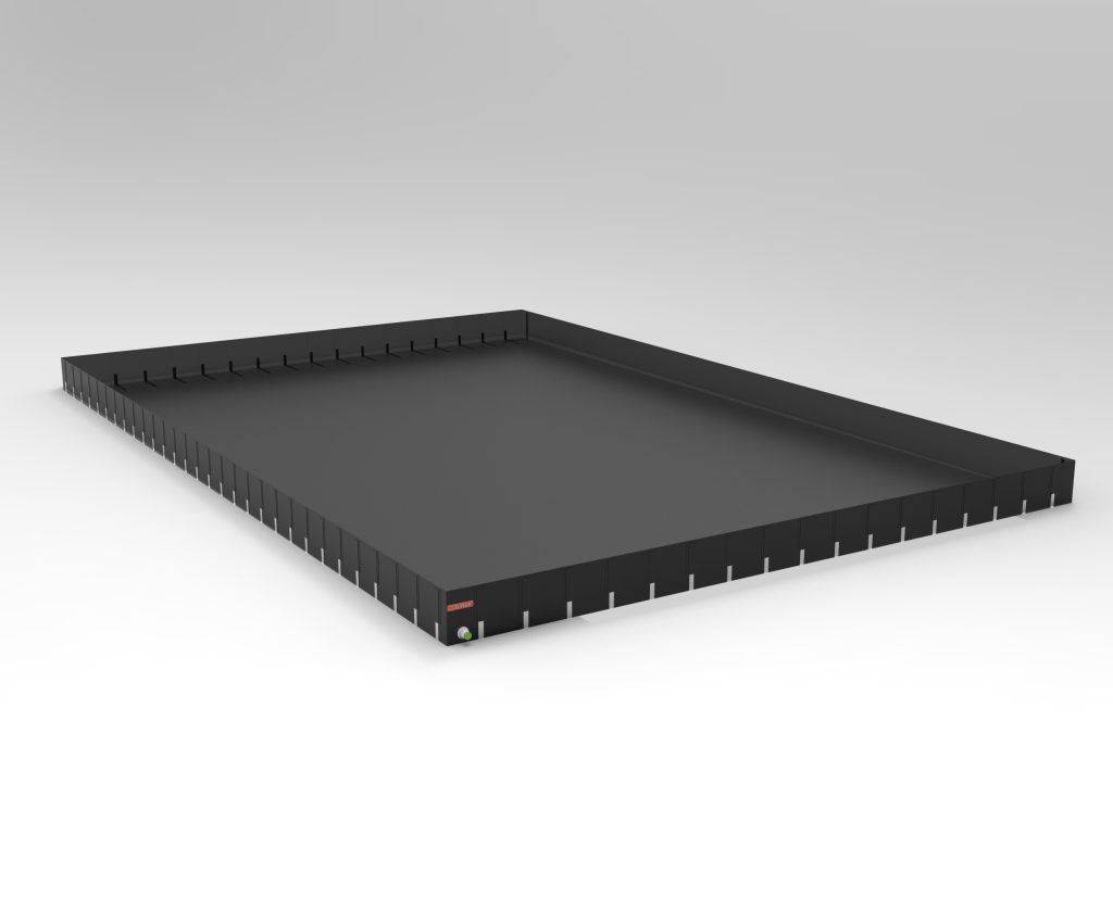 Dique De Contención Para Derrames (Modelo De Platinas En L)